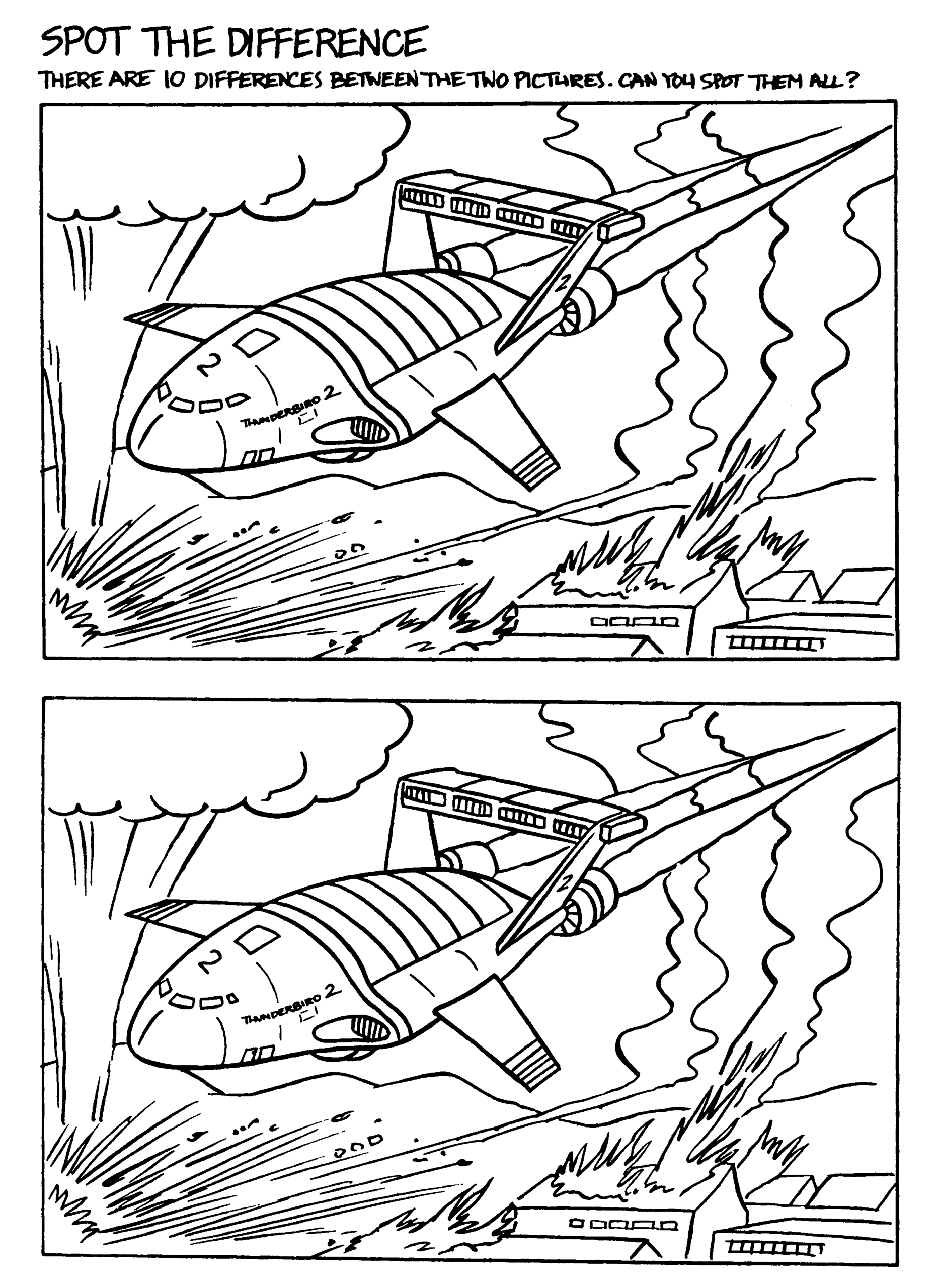 Thunderbirds Coloring Pages TV Film thunderbirds 11 Printable 2020 09974 Coloring4free