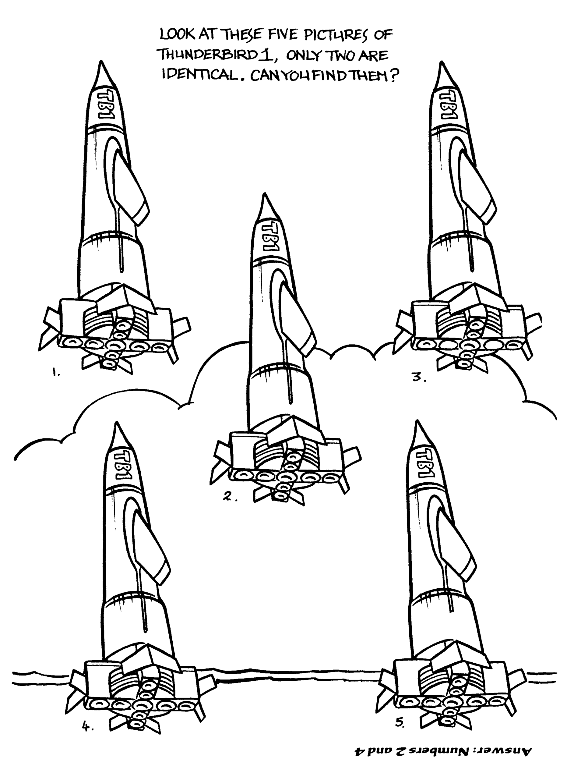 Thunderbirds Coloring Pages TV Film thunderbirds 7 Printable 2020 10015 Coloring4free