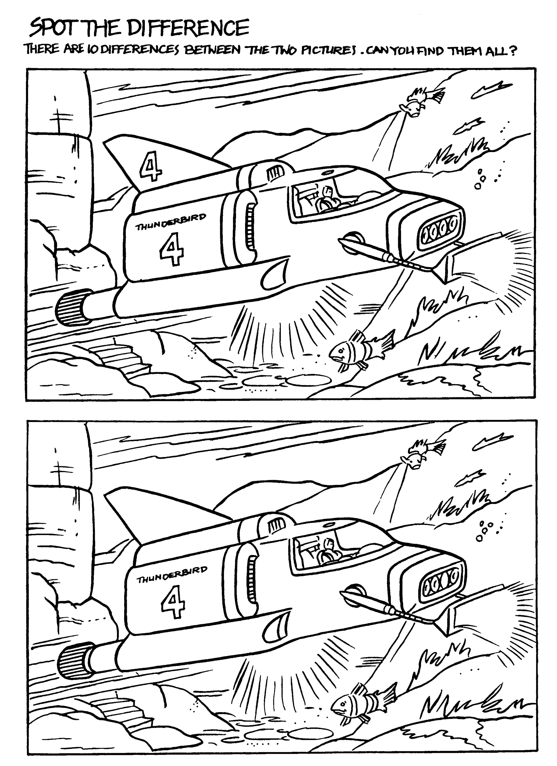 Thunderbirds Coloring Pages TV Film thunderbirds 9 Printable 2020 10017 Coloring4free