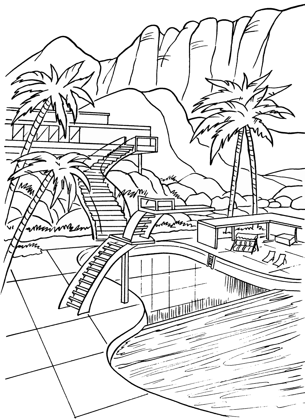 Thunderbirds Coloring Pages TV Film thunderbirds_cl_05 Printable 2020 09930 Coloring4free