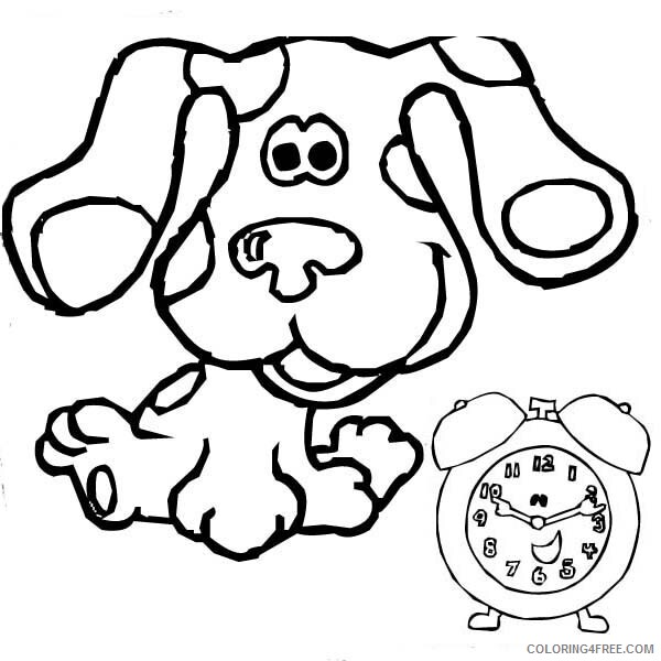 Tickety Toc Coloring Pages TV Film Blues Clues Printable 2020 10018 Coloring4free