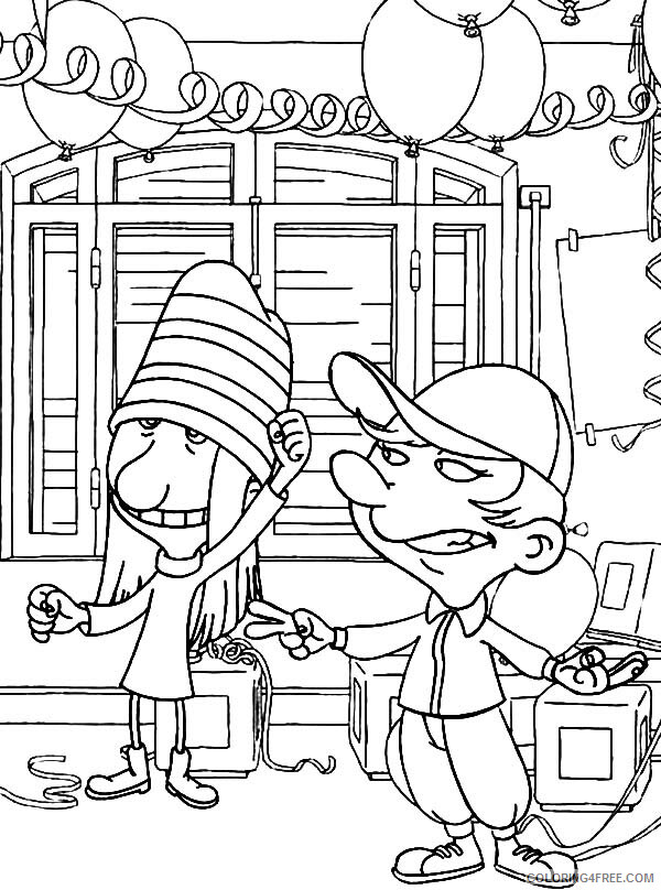Titeuf Coloring Pages TV Film Titeuf Birthday Party Printable 2020 10042 Coloring4free