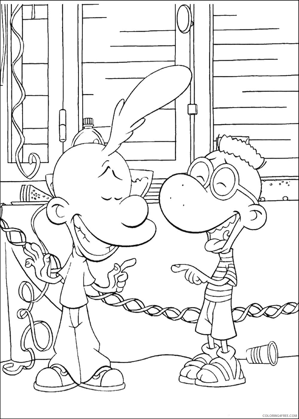 Titeuf Coloring Pages TV Film titeuf_cl_07 Printable 2020 10028 Coloring4free