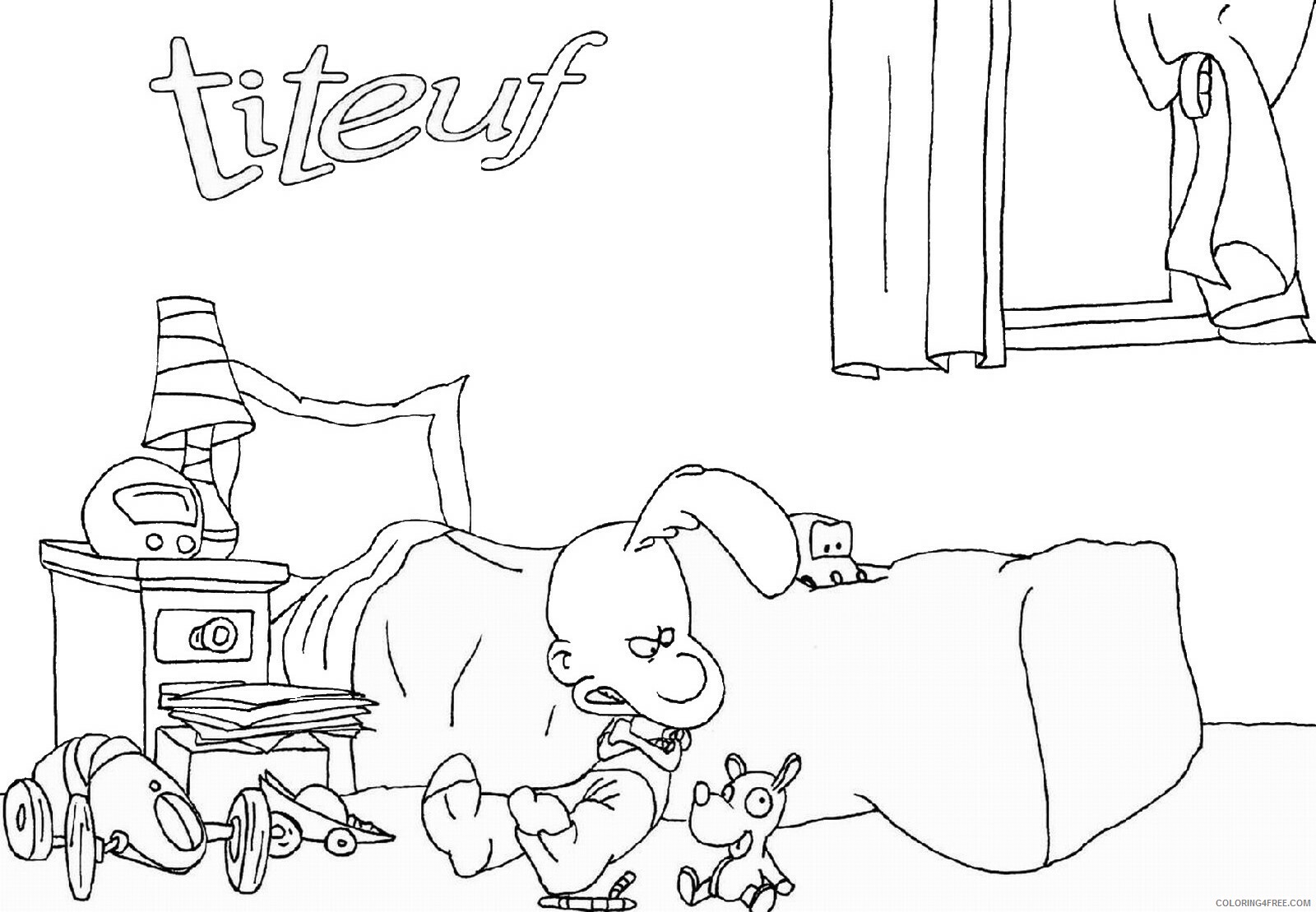 Titeuf Coloring Pages TV Film titeuf_cl_26 Printable 2020 10036 Coloring4free