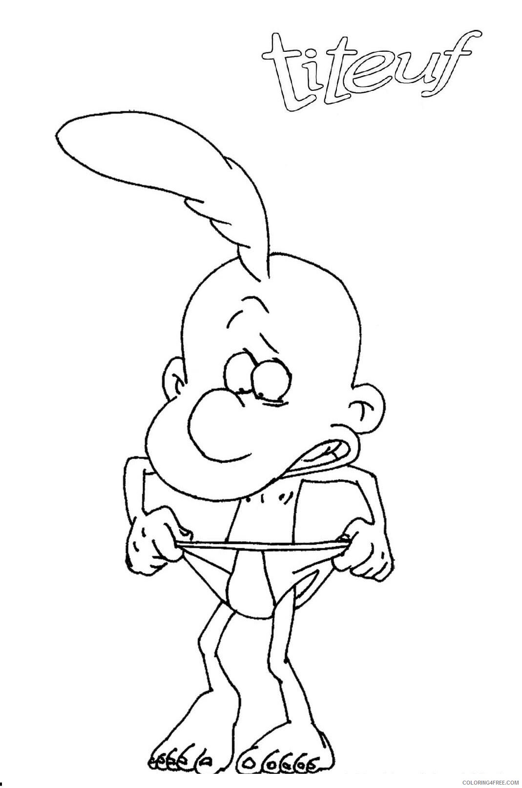 Titeuf Coloring Pages TV Film titeuf_cl_30 Printable 2020 10039 Coloring4free