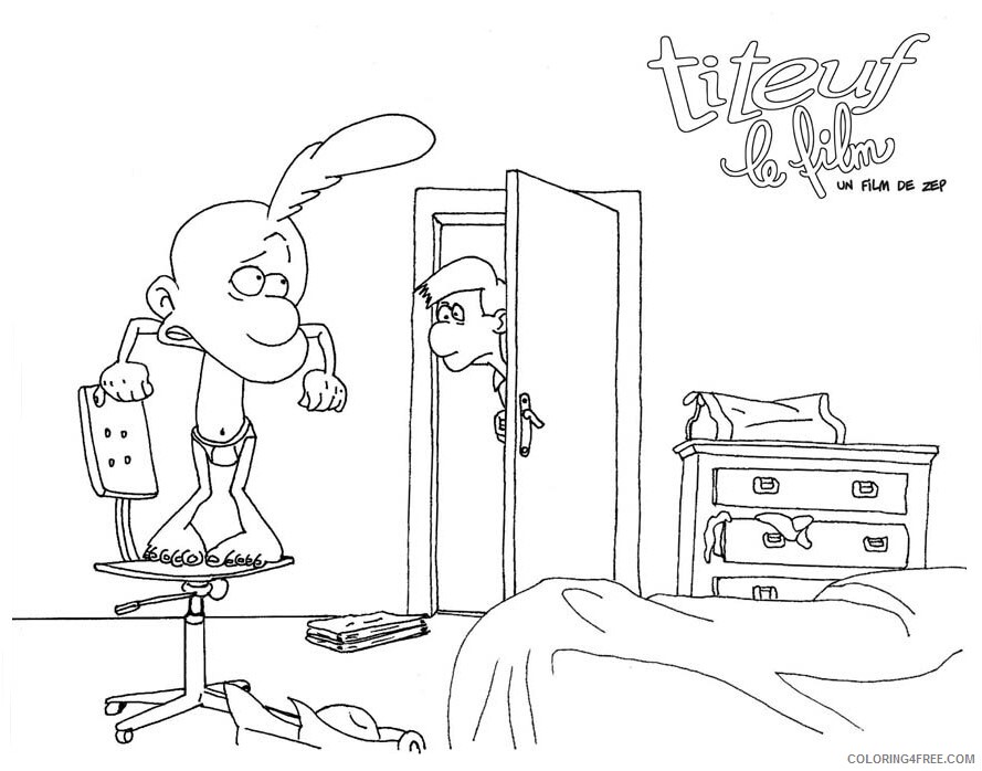 Titeuf Coloring Pages TV Film titeuf_cl_32 Printable 2020 10040 Coloring4free