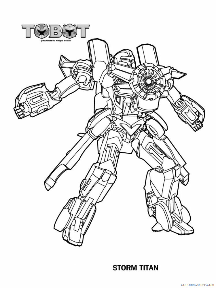 Tobot Coloring Pages TV Film Tobot 1 Printable 2020 10056 Coloring4free