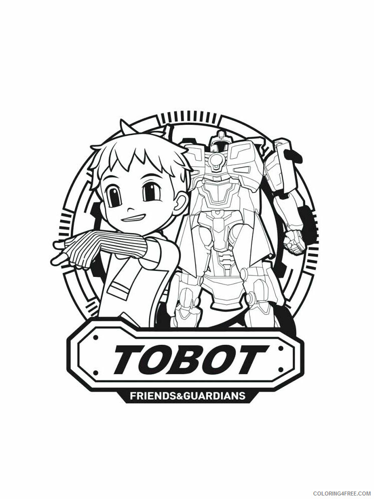 Tobot Coloring Pages TV Film Tobot 10 Printable 2020 10057 Coloring4free