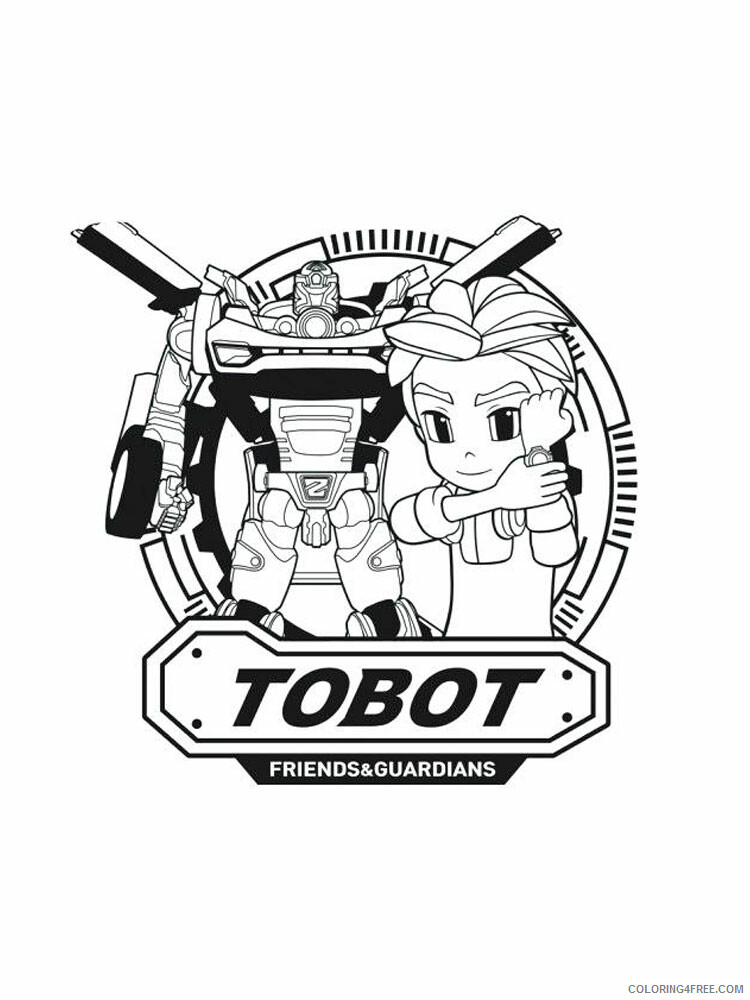 Tobot Coloring Pages TV Film Tobot 11 Printable 2020 10058 Coloring4free