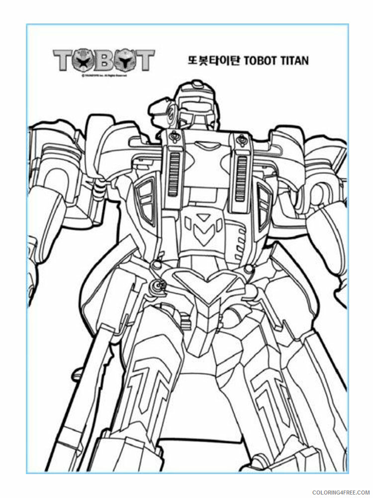 Tobot Coloring Pages TV Film Tobot 3 Printable 2020 10064 Coloring4free