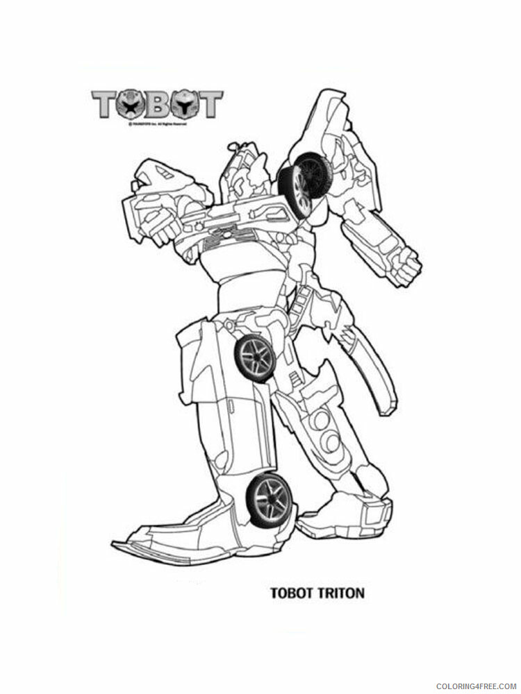 Tobot Coloring Pages TV Film Tobot 4 Printable 2020 10065 Coloring4free