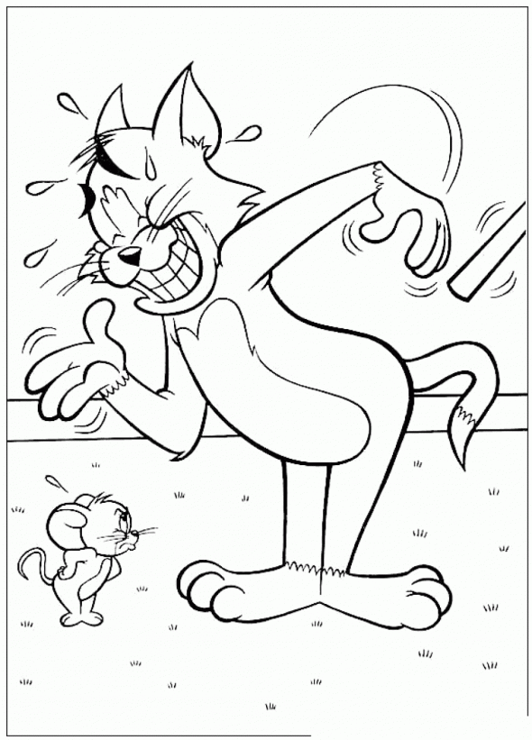 Tom and Jerry Coloring Pages TV Film Free Tom and Jerry Printable 2020 10107 Coloring4free