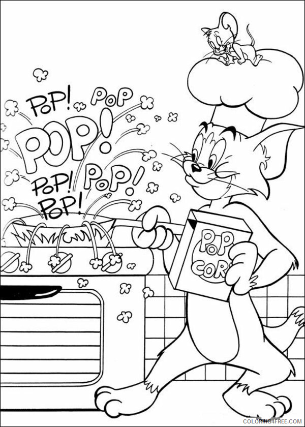 Tom and Jerry Coloring Pages TV Film Free Tom and Jerry Printable 2020 10108 Coloring4free