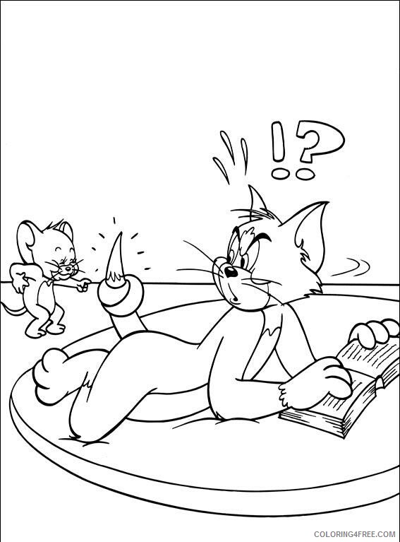 Tom and Jerry Coloring Pages TV Film Free Tom and Jerry Printable 2020 10111 Coloring4free
