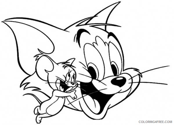 Tom and Jerry Coloring Pages TV Film Jerry Love Tom Printable 2020 10119 Coloring4free