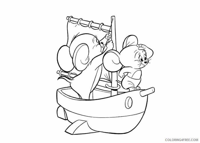 Tom and Jerry Coloring Pages TV Film Jerry and Nibbles Printable 2020 10113 Coloring4free
