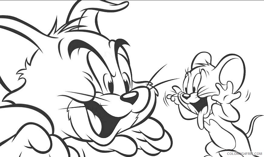Tom and Jerry Coloring Pages TV Film Printable 2020 10089 Coloring4free