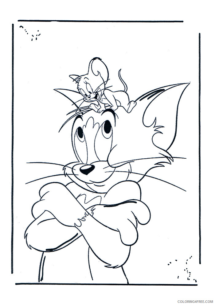 Tom and Jerry Coloring Pages TV Film To Print For Kids Printable 2020 10240 Coloring4free