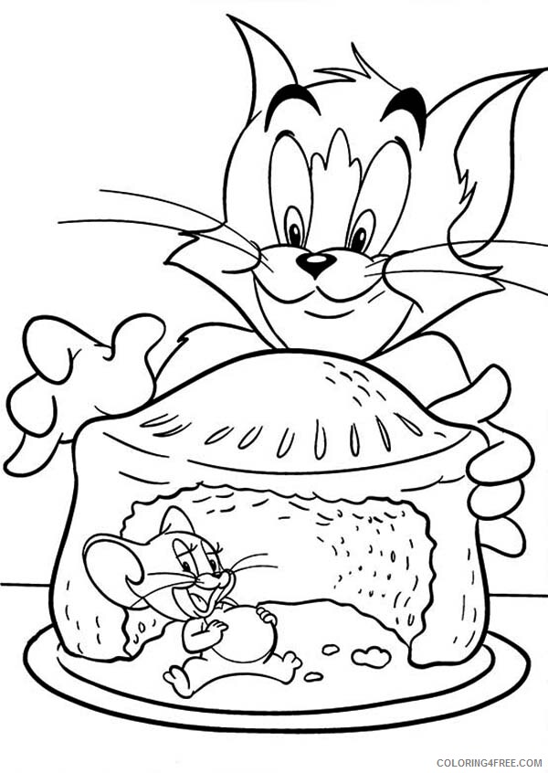 Tom and Jerry Coloring Pages TV Film Tom Want to Catch Jerry 2020 10255 Coloring4free