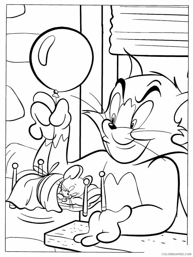 Tom and Jerry Coloring Pages TV Film Tom and Jerry 13 Printable 2020 10184 Coloring4free