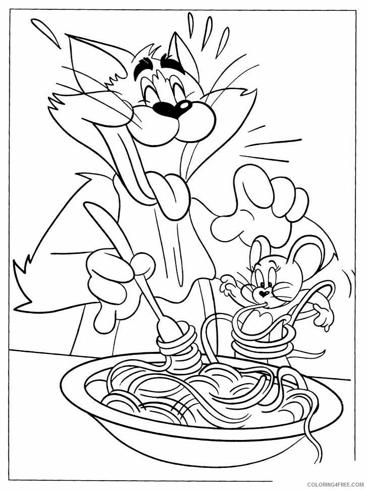 Tom and Jerry Coloring Pages TV Film Tom and Jerry 15 Printable 2020 10188 Coloring4free