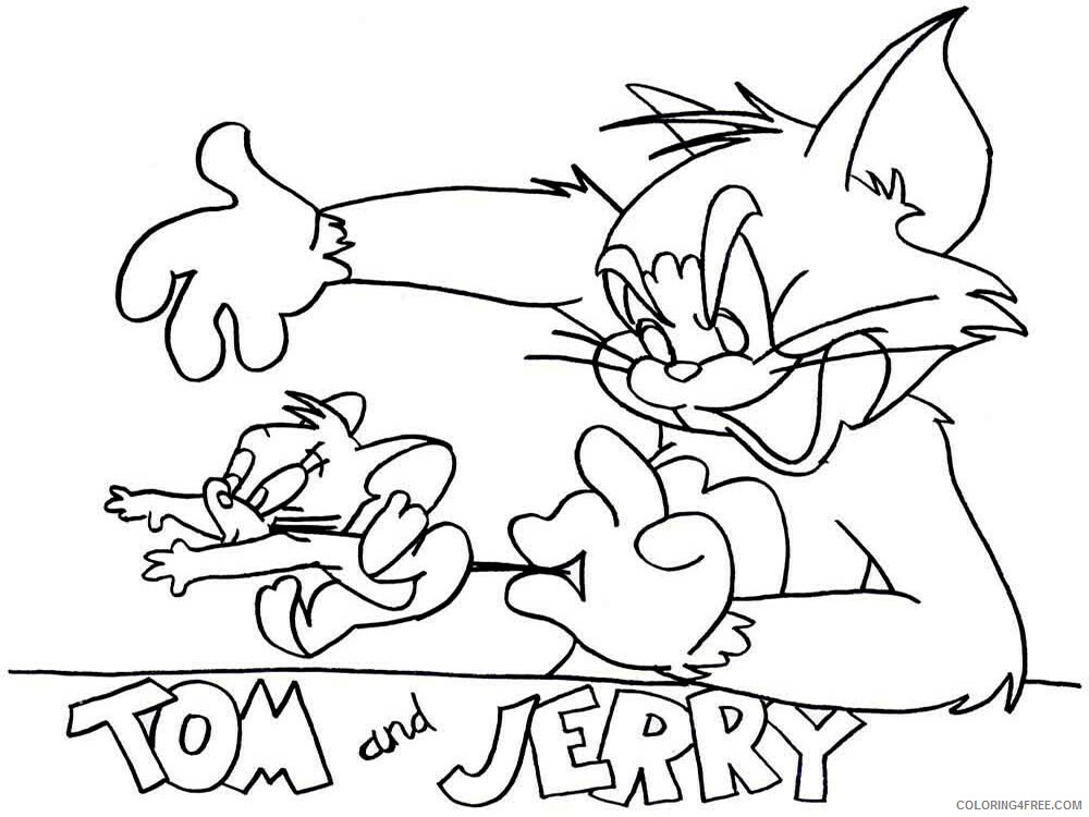Tom and Jerry Coloring Pages TV Film Tom and Jerry 16 Printable 2020 10189 Coloring4free