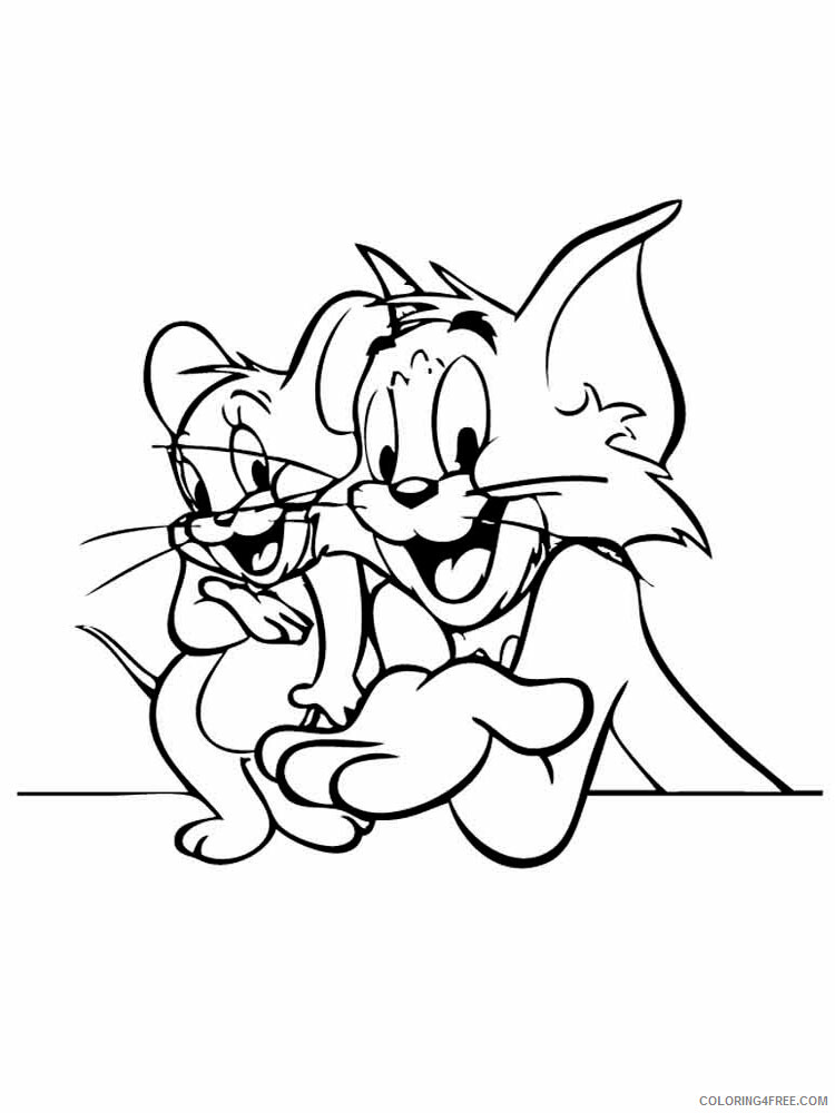 Tom and Jerry Coloring Pages TV Film Tom and Jerry 17 Printable 2020 10190 Coloring4free