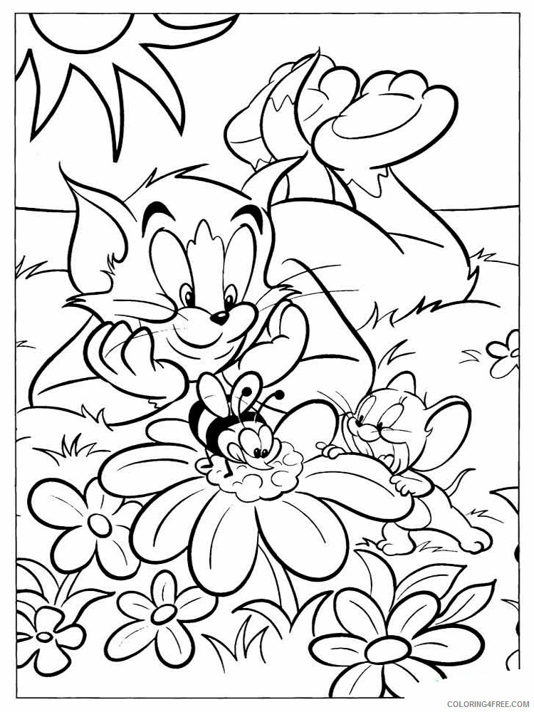 Tom and Jerry Coloring Pages TV Film Tom and Jerry 18 Printable 2020 10191 Coloring4free