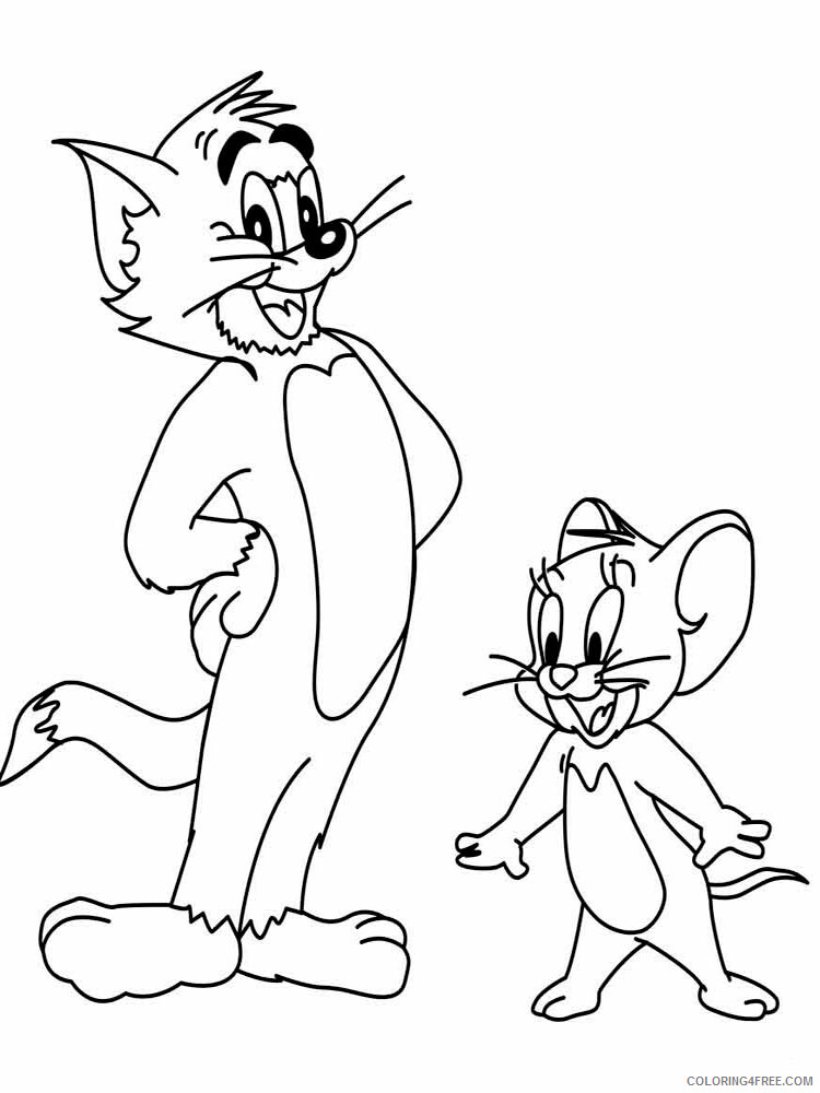 Tom and Jerry Coloring Pages TV Film Tom and Jerry 2 Printable 2020 10194 Coloring4free