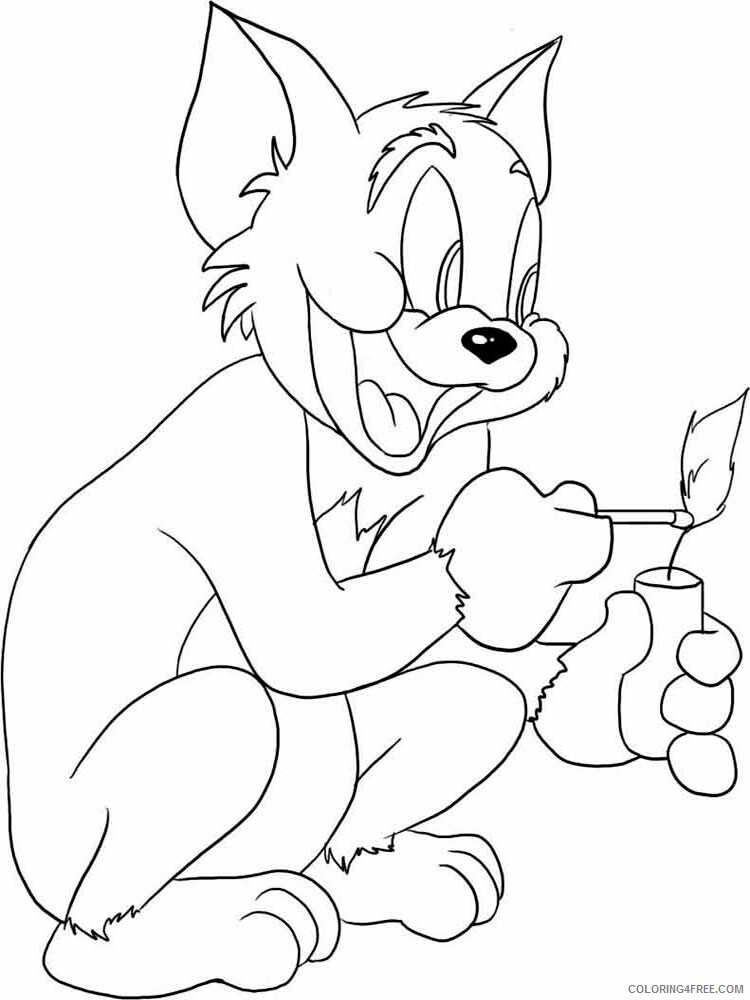 Tom and Jerry Coloring Pages TV Film Tom and Jerry 24 Printable 2020 10199 Coloring4free