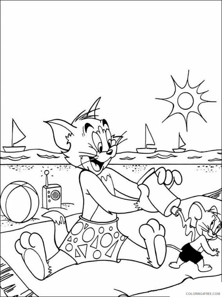 Tom and Jerry Coloring Pages TV Film Tom and Jerry 26 Printable 2020 10201 Coloring4free