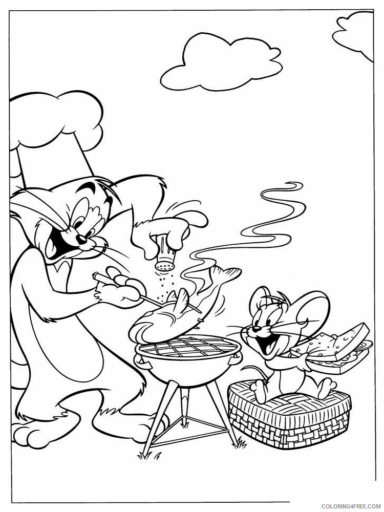 Tom and Jerry Coloring Pages TV Film Tom and Jerry 27 Printable 2020 10202 Coloring4free
