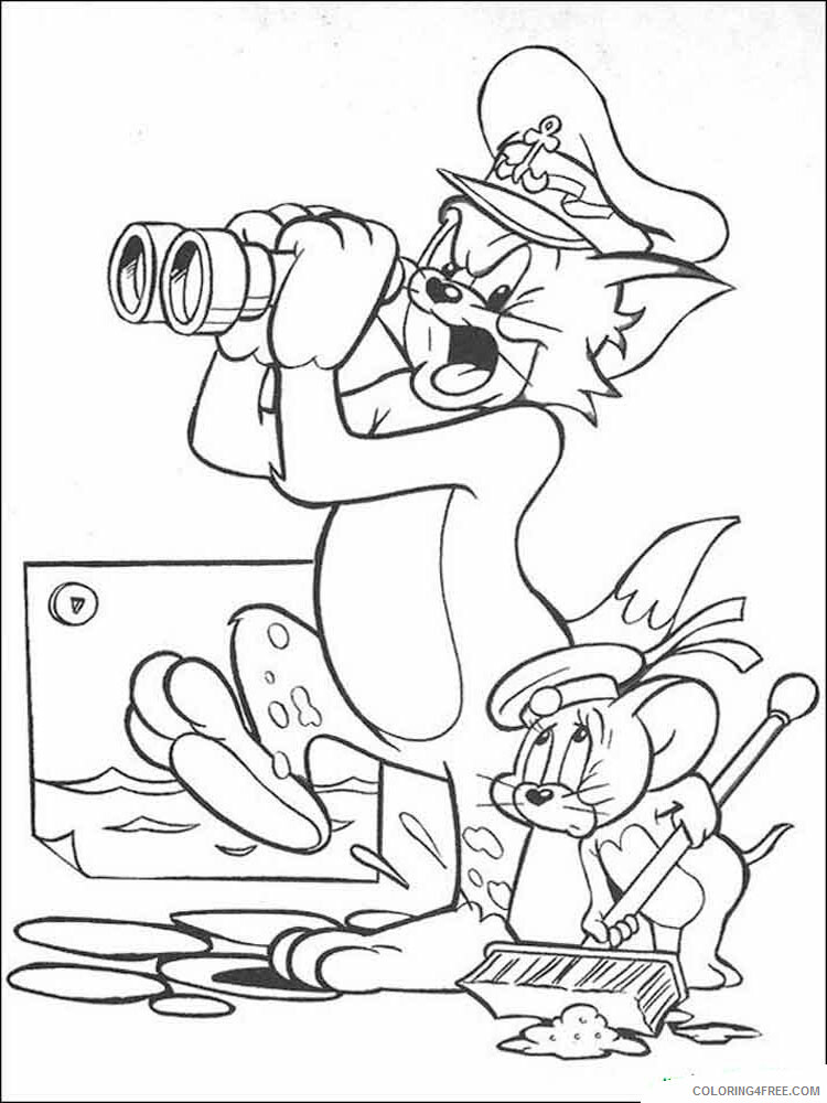 Tom and Jerry Coloring Pages TV Film Tom and Jerry 29 Printable 2020 10204 Coloring4free