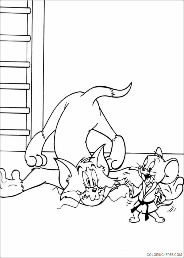 Tom and Jerry Coloring Pages TV Film Tom and Jerry 3 Printable 2020 10175 Coloring4free