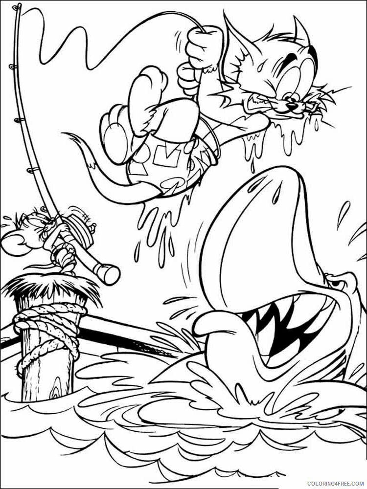 Tom and Jerry Coloring Pages TV Film Tom and Jerry 31 Printable 2020 10208 Coloring4free