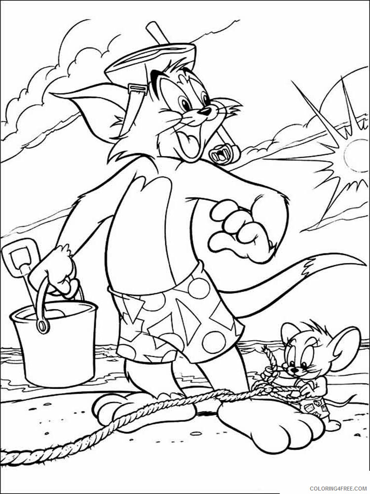 Tom and Jerry Coloring Pages TV Film Tom and Jerry 32 Printable 2020 10209 Coloring4free