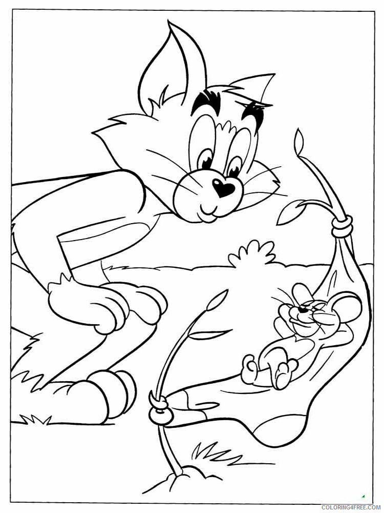 Tom and Jerry Coloring Pages TV Film Tom and Jerry 35 Printable 2020 10212 Coloring4free
