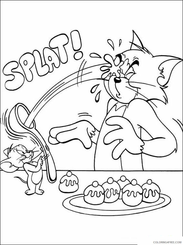 Tom and Jerry Coloring Pages TV Film Tom and Jerry 37 Printable 2020 10213 Coloring4free