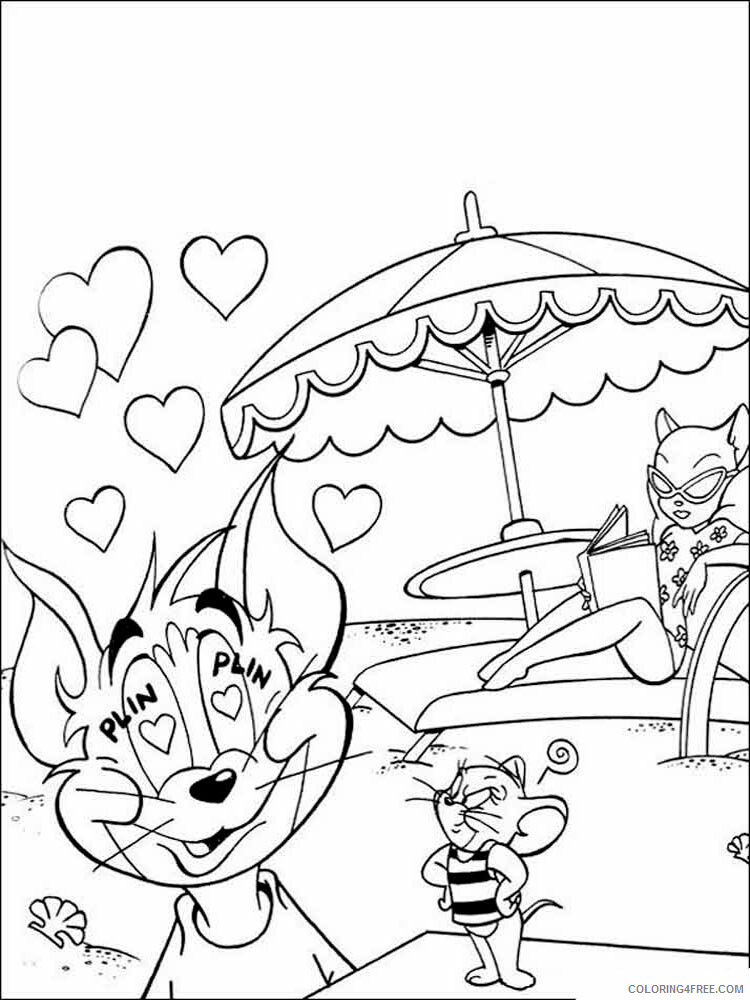 Tom and Jerry Coloring Pages TV Film Tom and Jerry 38 Printable 2020 10214 Coloring4free