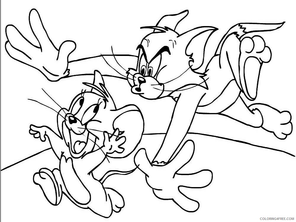 Tom and Jerry Coloring Pages TV Film Tom and Jerry 40 Printable 2020 10217 Coloring4free