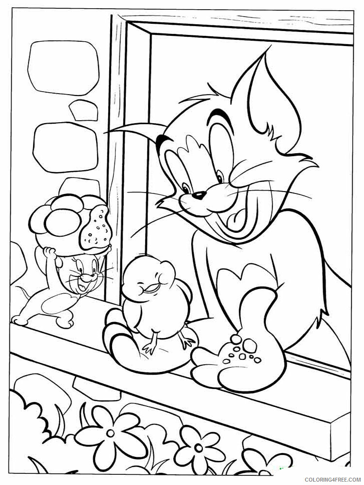 Tom and Jerry Coloring Pages TV Film Tom and Jerry 7 Printable 2020 10222 Coloring4free