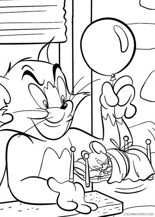 Tom and Jerry Coloring Pages TV Film Tom and Jerry Free Printable 2020 10231 Coloring4free