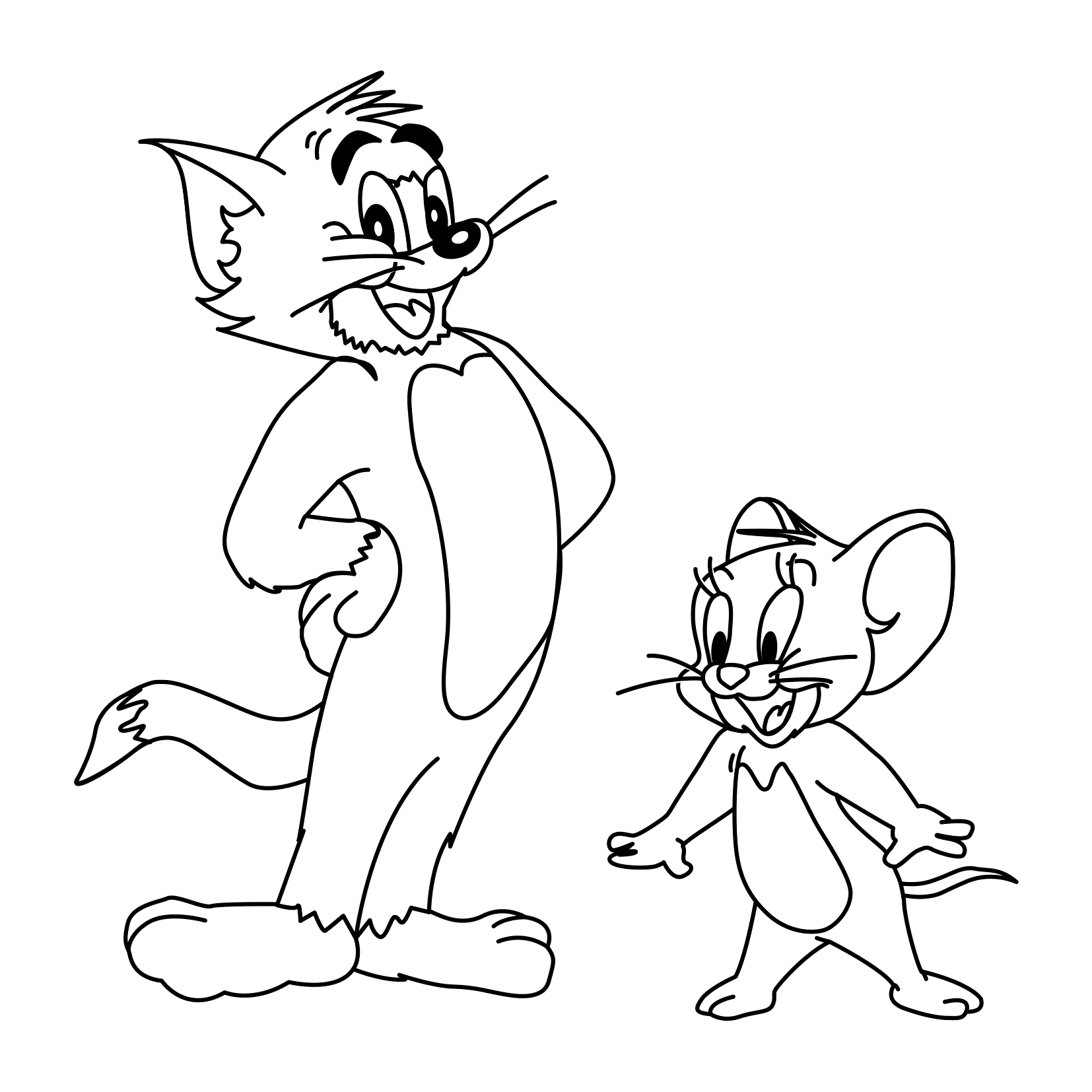 Tom and Jerry Coloring Pages TV Film Tom and Jerry Image Printable 2020 10232 Coloring4free