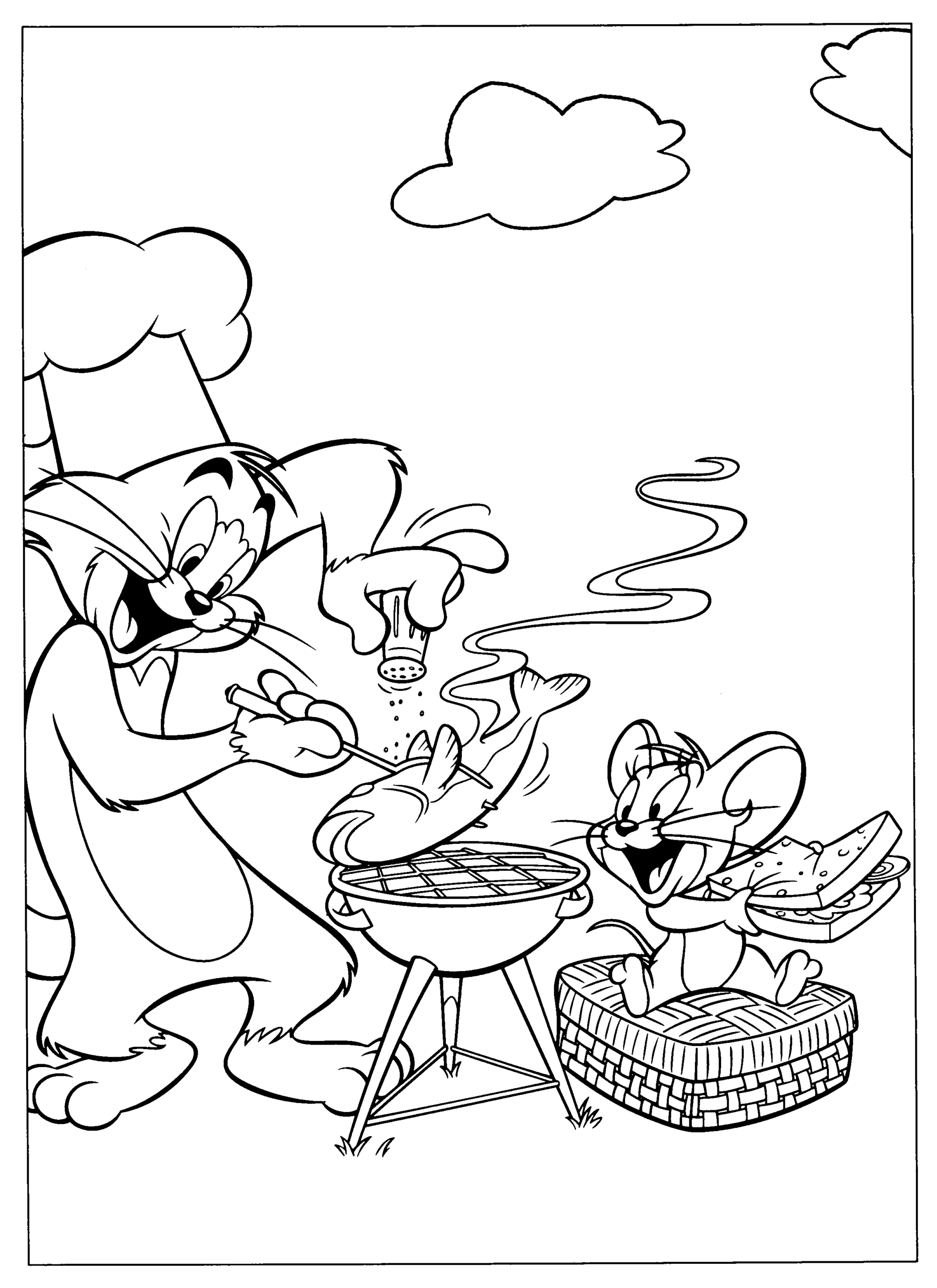 Tom and Jerry Coloring Pages TV Film Tom and Jerry Photo Printable 2020 10234 Coloring4free