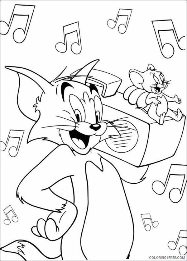 Tom and Jerry Coloring Pages TV Film Tom and Jerry Pictures Printable 2020 10241 Coloring4free