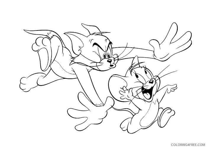 Tom and Jerry Coloring Pages TV Film Tom and Jerry Printable 2020 10171 Coloring4free