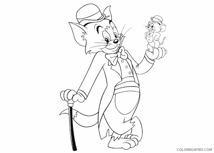 Tom and Jerry Coloring Pages TV Film Tom and Jerry Printable 2020 10237 Coloring4free