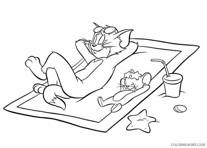Tom and Jerry Coloring Pages TV Film Tom and Jerry for kids 2 Printable 2020 10227 Coloring4free