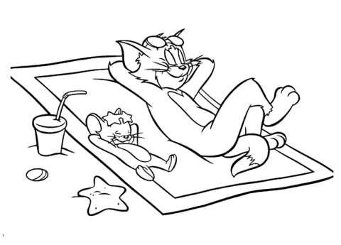 Tom and Jerry Coloring Pages TV Film relaxing Printable 2020 10095 Coloring4free