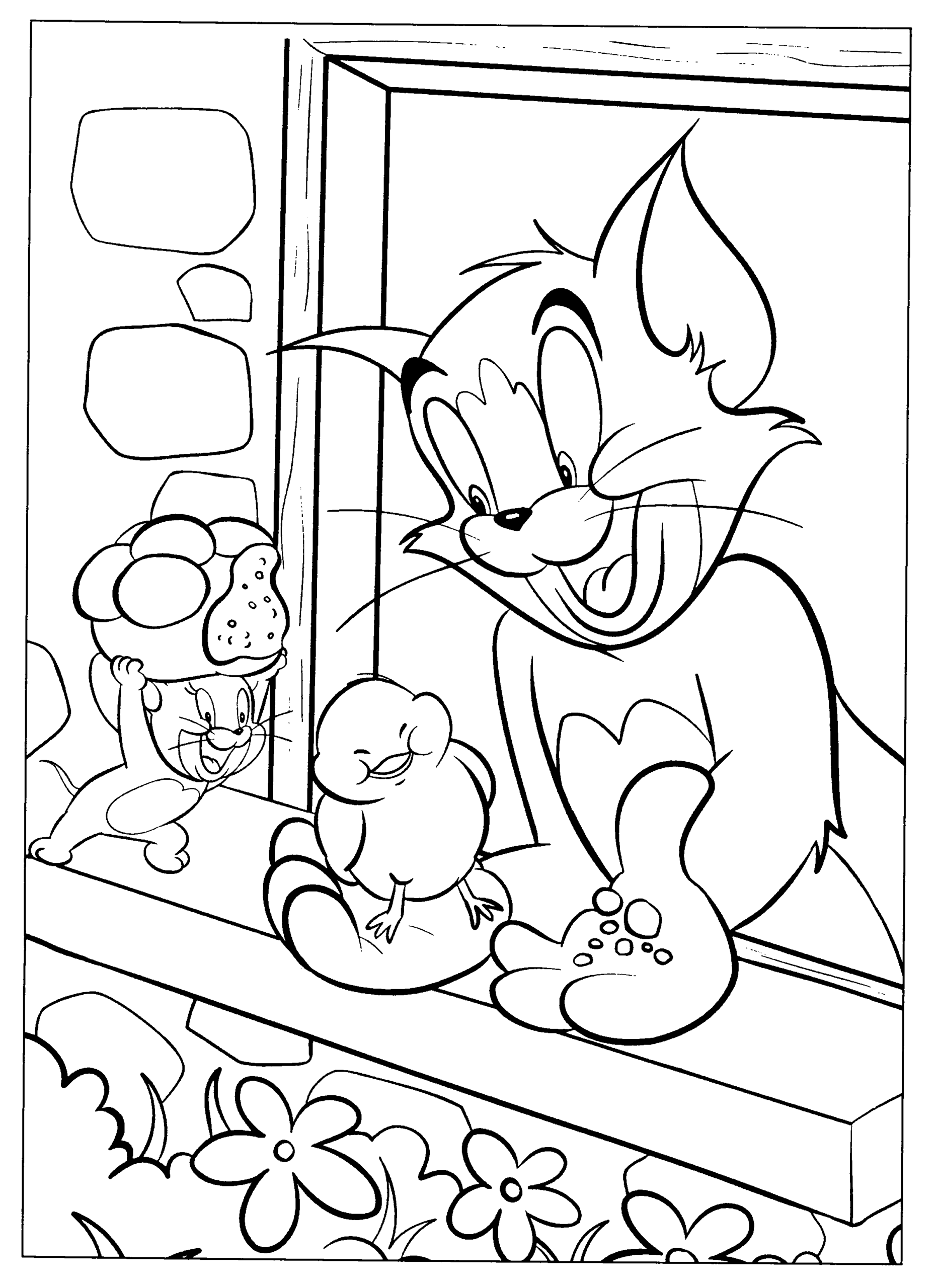 Tom and Jerry Coloring Pages TV Film tom and jerry 13 Printable 2020 10183 Coloring4free